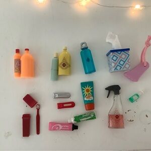 Colorful Bathroom Set for 18” inch dolls